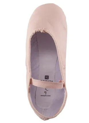 Напівпуанти domyos шкіряні eu35/ 22 см /бежеві