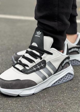 Кроссовки adidas серые5 фото