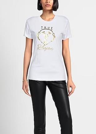 Футболка true religion women's foil buddha slim crew tee1 фото