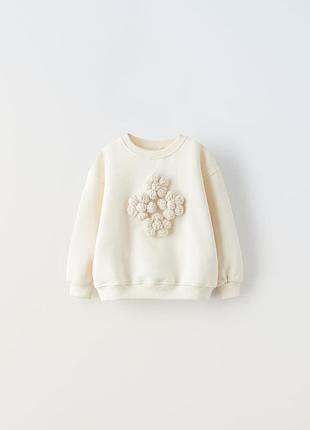 Свитшот zara кофта толстовка байка худи