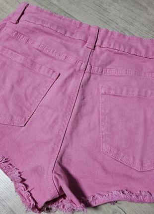 Рожеві джинсові шорти, шорти барбі3 фото