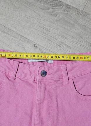 Рожеві джинсові шорти, шорти барбі4 фото