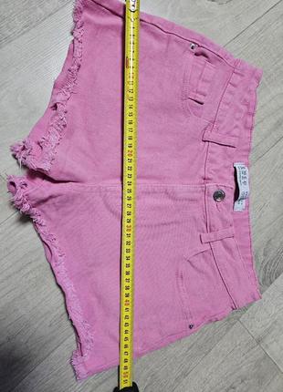 Розовые джинсовые шорты, шорты барби6 фото