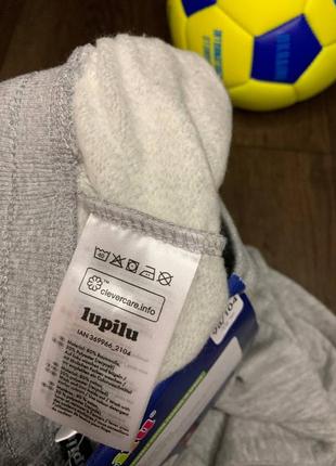 Утепленный комплект от lupilu/худи с начесом/утепленные спортивные штаны7 фото