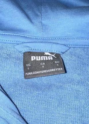 Толстовка, зипка, худи puma man city ftblculture blue7 фото