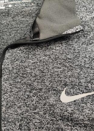 Кофта спортивная мужская беговая тренировочная лонгслив nike dri-fit knit half-zip golf top6 фото