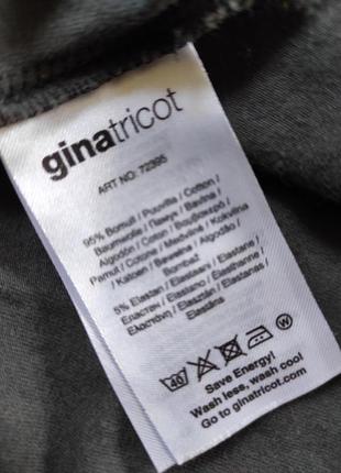 Gina tricot прямое платье, платье в полоску, базовое платье футляр.5 фото