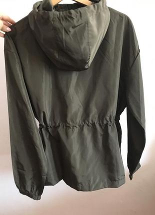 💝 женская куртка анорак ветровка хаки2 фото