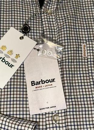 Рубашка barbour appleton shirt - mid blue7 фото