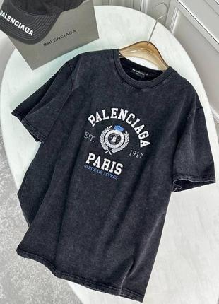 Футболка balenciaga  s,m,l оверсайз