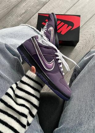 Кросівки nike sb dunk low pro qs 'purple lobster'