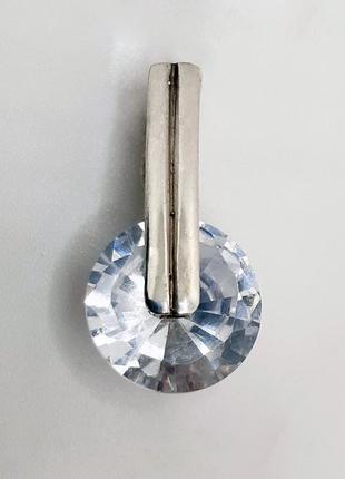 Підвісок срібло 925° 2,75г. камінчик крутиться коло (п-151)