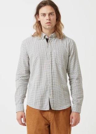 Рубашка barbour appleton shirt - mid blue