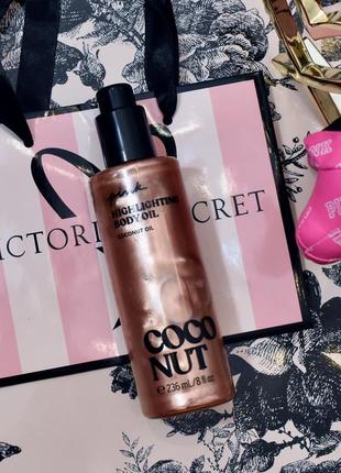 Бронзер, тонер, хайлайтер, олія для тіла з шиммером victorias secret pink. вікторія сікрет пінк