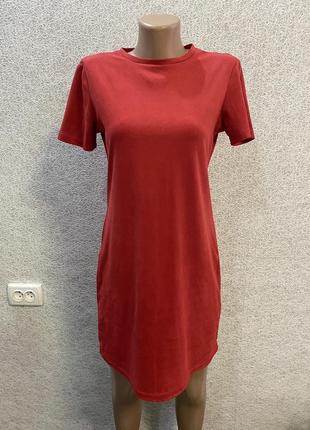 Красное платье zara