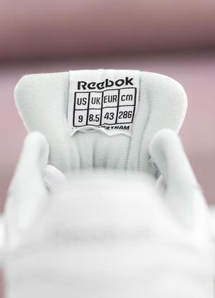 Распродажа! reebok classic кроссовки мужские белые измельчения классик отличное качество кожа весенние демисезонные демисезонные4 фото