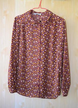 Шикарная блуза в актуальный мелкий цветочный принт primark1 фото