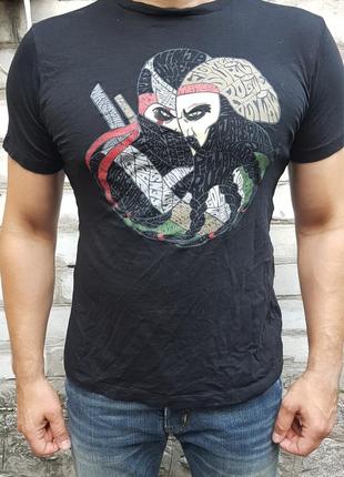 Футболка с пиратским принтом cotton heritage