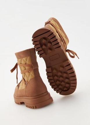 Весняні черевики в стилі «угі» р.36 (23 см) демісезонні чоботи на дівчинку р.365 фото