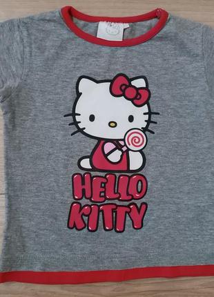 Футболка hello kitty/футболочка для дівчинки