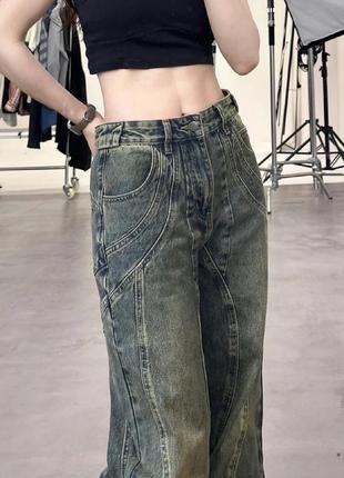 Широкие джинсы ретро3 фото