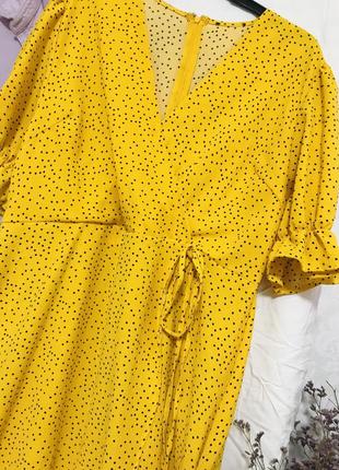 Розкішна жіноча літня сукня на запах франція3 фото