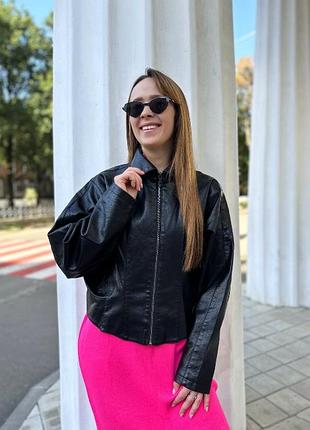 Куртка з екошкіри