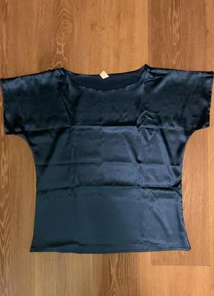 Гарна атласна блуза2 фото