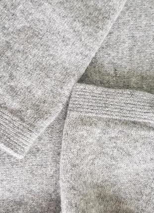 Шерстяной свитер серый джемпер пуловер united colors of benetton m9 фото
