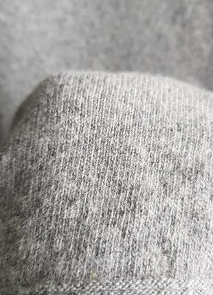 Шерстяной свитер серый джемпер пуловер united colors of benetton m4 фото
