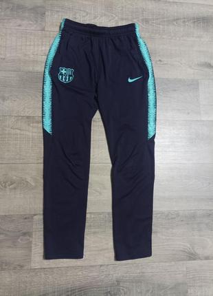 Детские спортивные штаны nike dri-fit fc barcelona