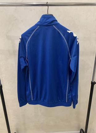 Спортивная кофта umbro синяя олимпийка с принтом на замок3 фото