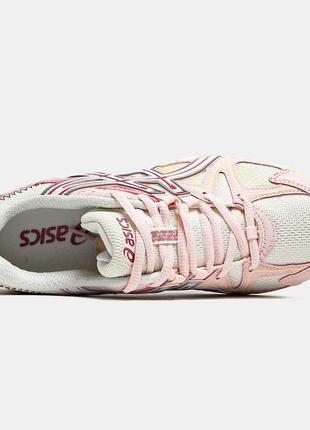 Кроссовки asics gel-kahana 8 white/pink marathon running7 фото