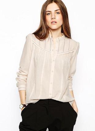 Vanessa bruno-дизайнерська батистовая блуза! р.-38