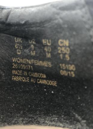 Женские кожаные туфли лоферы clarks6 фото