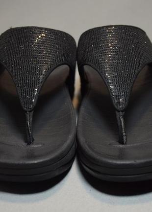 Вьетнамки fitflop lulu superglitz шлепанцы сланцы сандалии женские оригинал 39-40р/25-26см3 фото