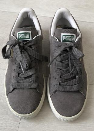 Замшевые кроссовки puma suede оригинал3 фото