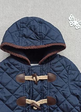 Дитяча демісезонна курточка 3-6 міс весняна демі куртка для новонародженого хлопчика малюка2 фото