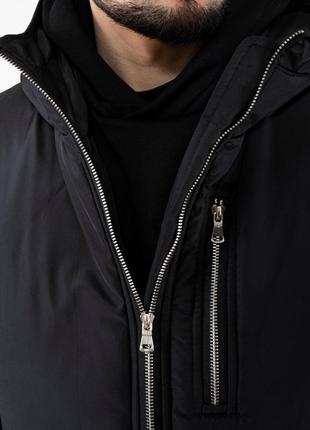 Парка long 1.0 (black)9 фото