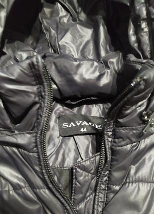 Теплая черная куртка savage2 фото