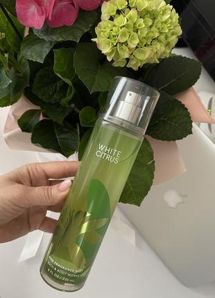 Парфюмированный спрей white citrus от bath and body works