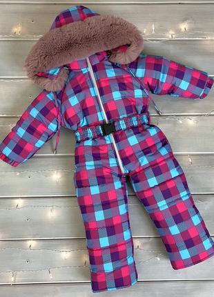 Зимовий комбінезон для дівчинки