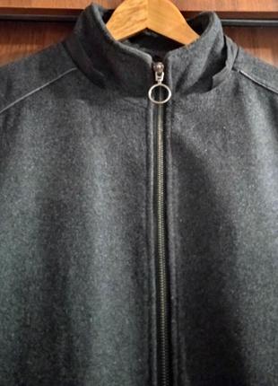 Вовняне комбіноване пальто від бренду kaporal.3 фото