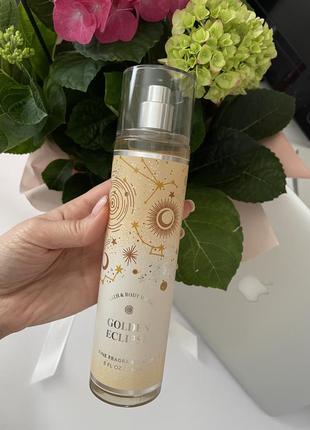 Парфюмированный спрей для тела bath & body works golden eclipse 236мл