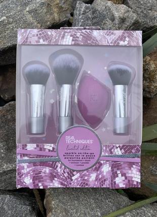 Набір міні-пензлів бренда real techniques sparkle on-the-go set.