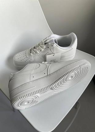 Новые кроссовки nike air force 1 white белые классические найк аэр форс кросс 42, 43, 444 фото