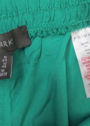 Суперові літні легкі натуральні смарагдові шорти з помпонами primark6 фото