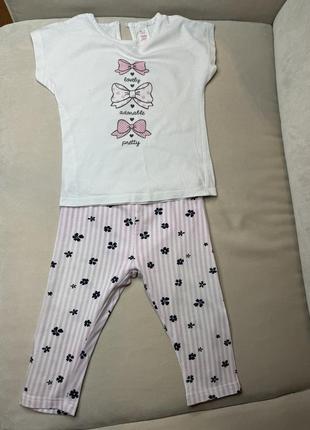 Костюм детский, летний, размер 92см, хлопок