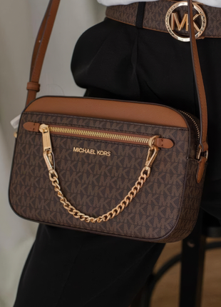 Сумка michael kors jet set large crossbody оригинал кроссбоди