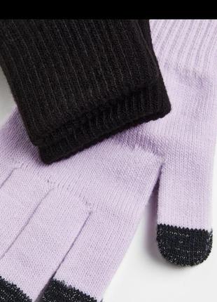 Комплект рукавичок рукавички перчатки h&amp;m2 фото